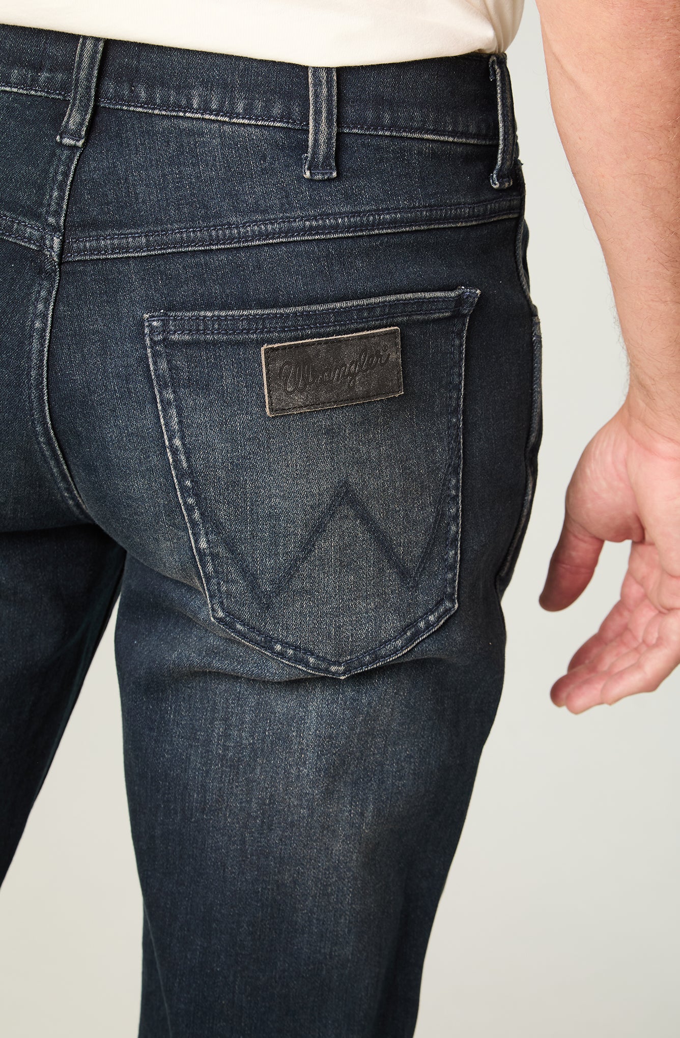 Jeans Hombre Greensboro Straight Tiro medio Azul