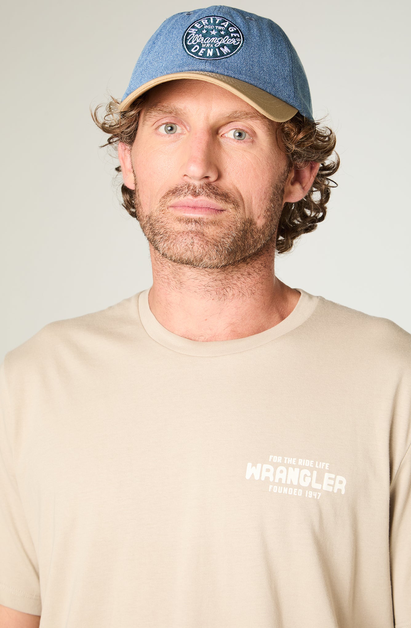 Polera Hombre MC Beige