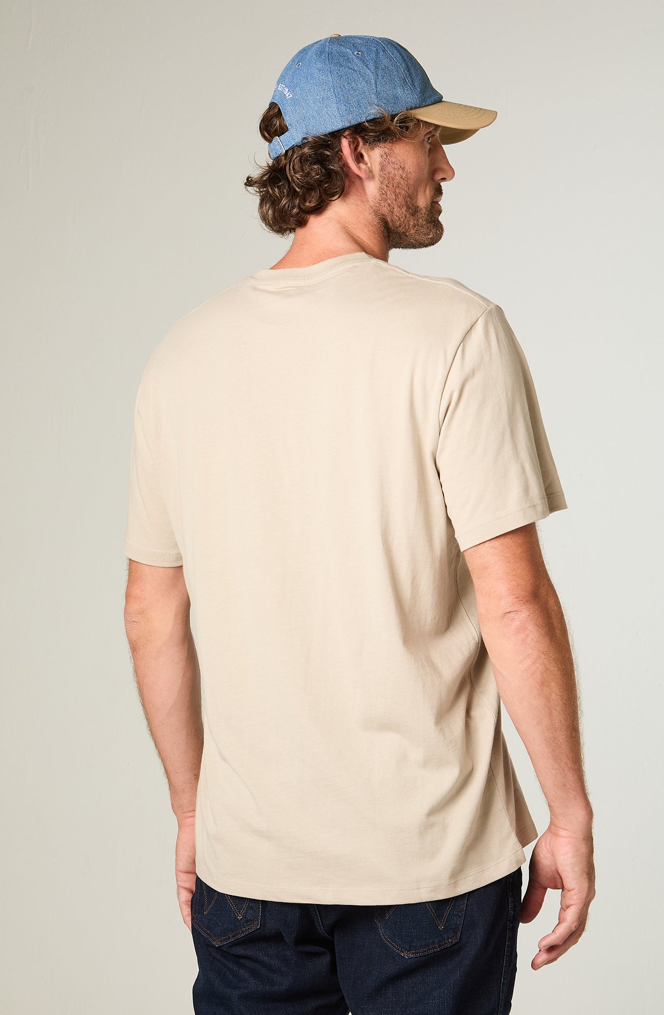 Polera Hombre MC Beige