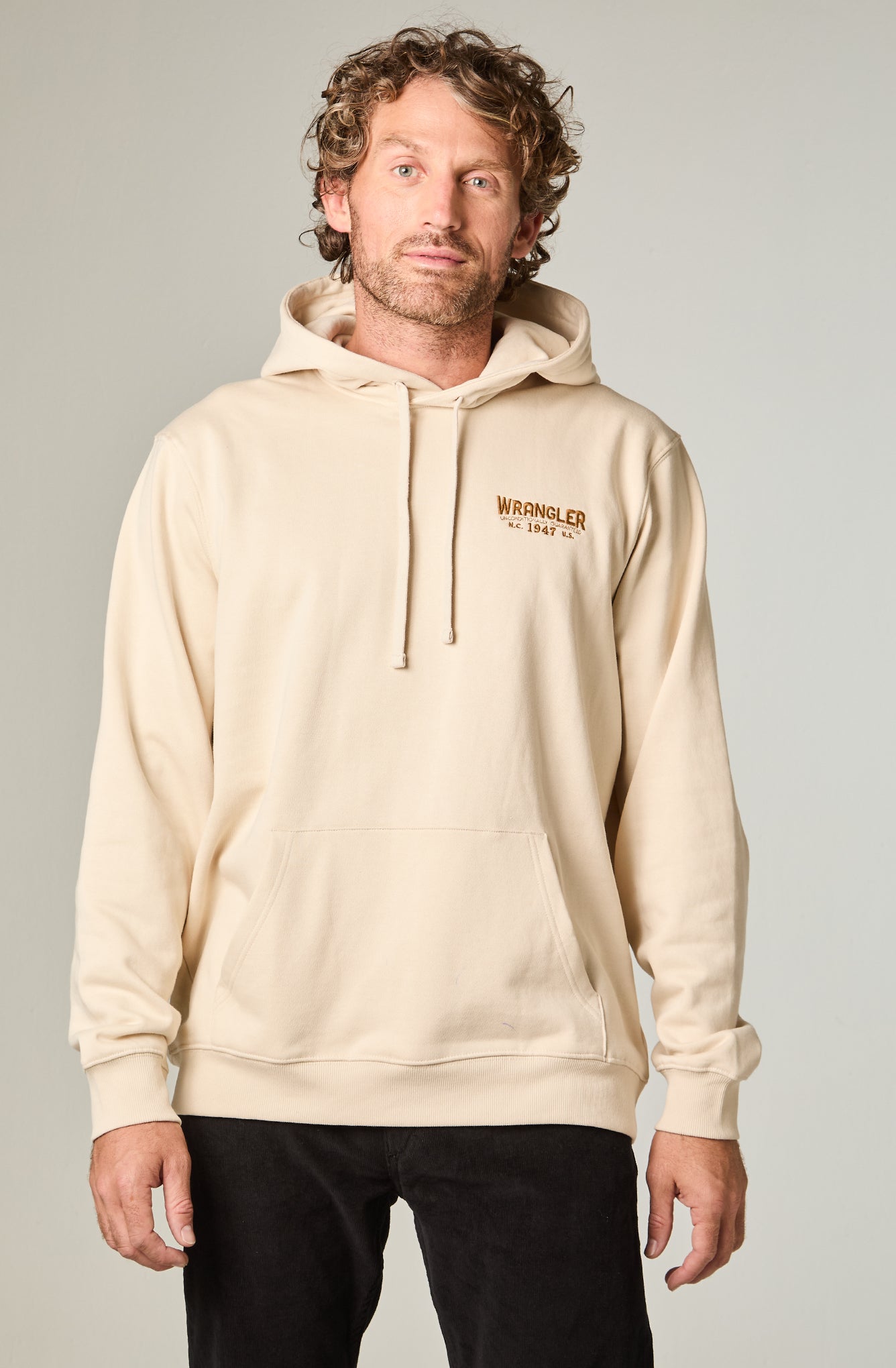 Polerón Hombre Regular Fit Hoodie Vintage White