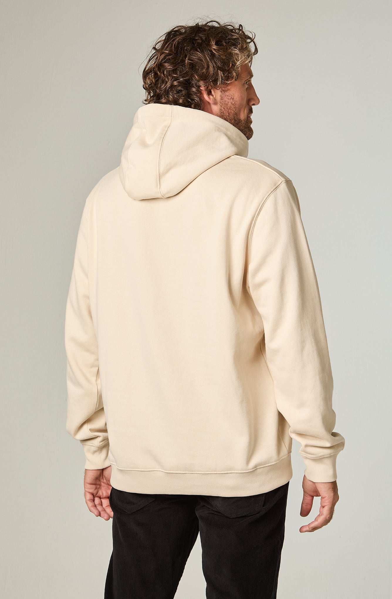 Polerón Hombre Regular Fit Hoodie Vintage White