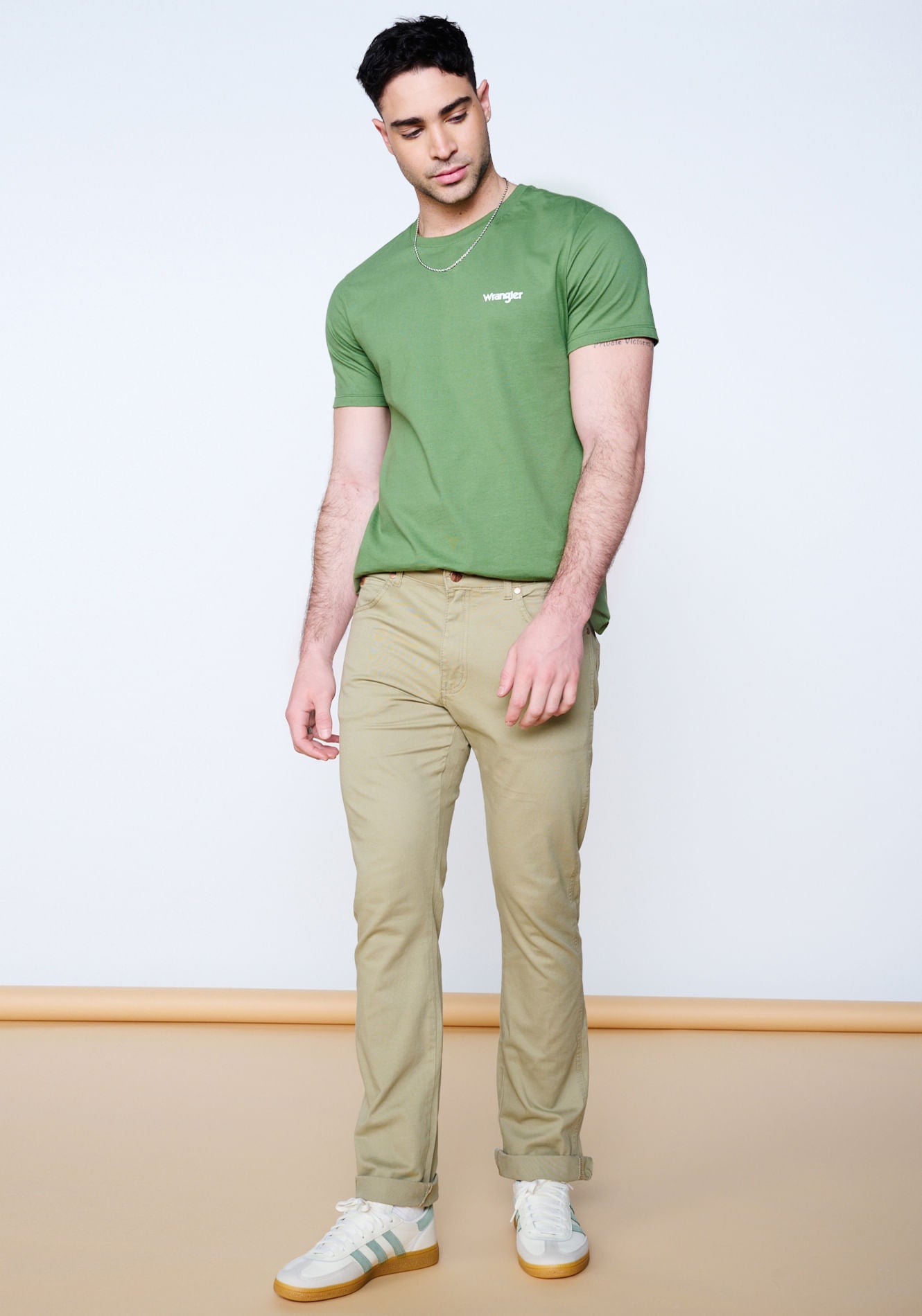 Pantalón Hombre Tiro Alto Texas Twill Color Kaki