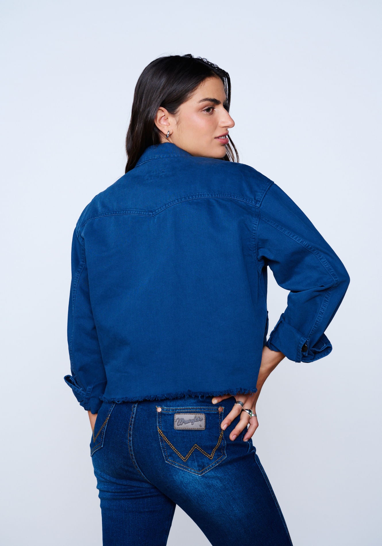 Chaqueta Denim Retro Azul Marino
