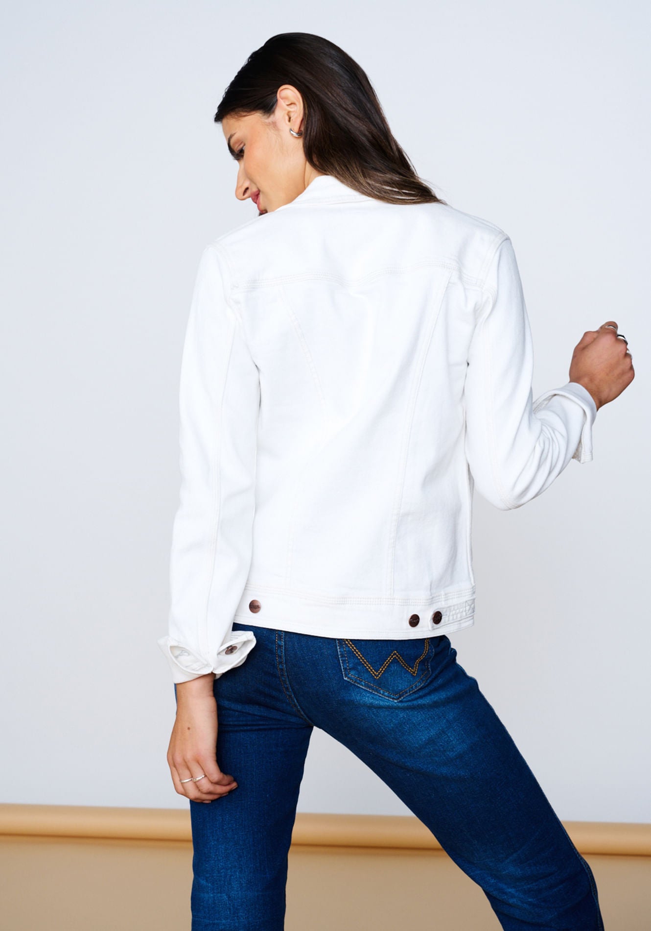 Chaqueta Denim Authentic Jacket White