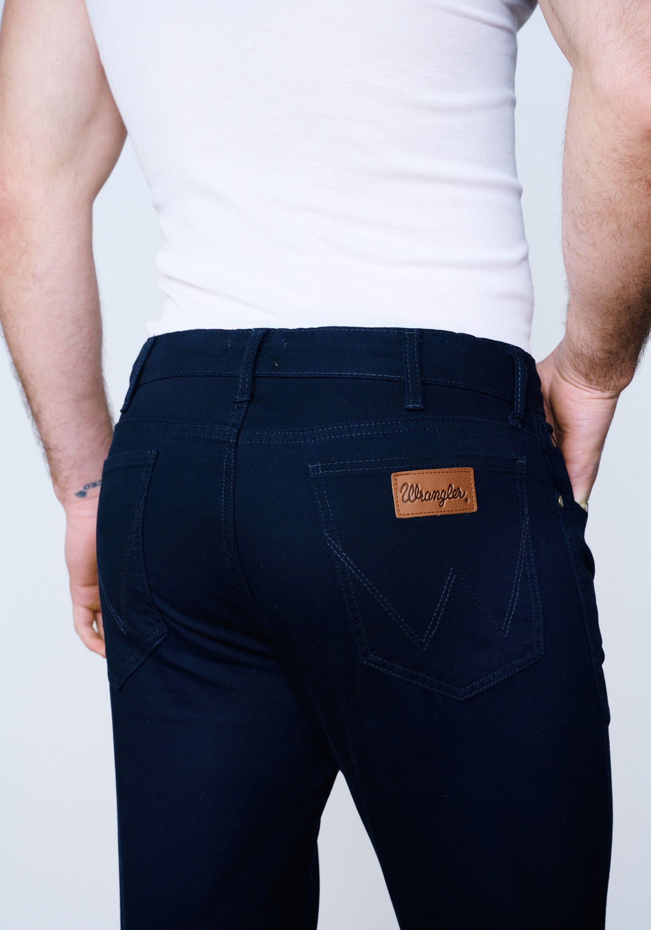 Pantalón Hombre Tiro Alto Texas Twill Color Azul Marino