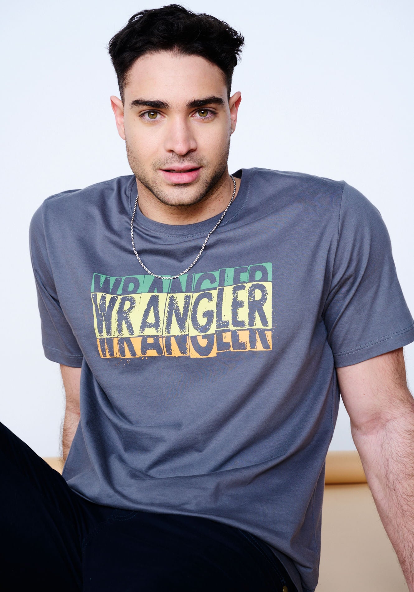 Polera Graphic Logo Grey