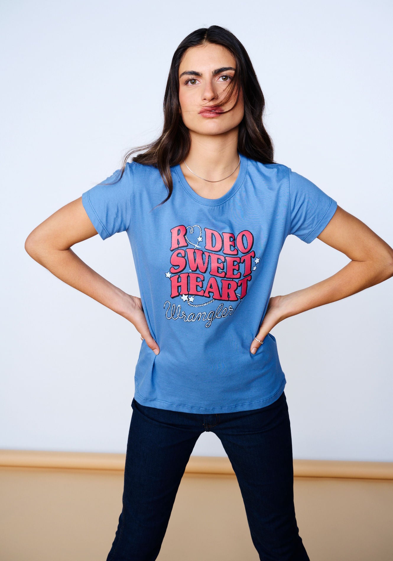 Polera Graphic Blue