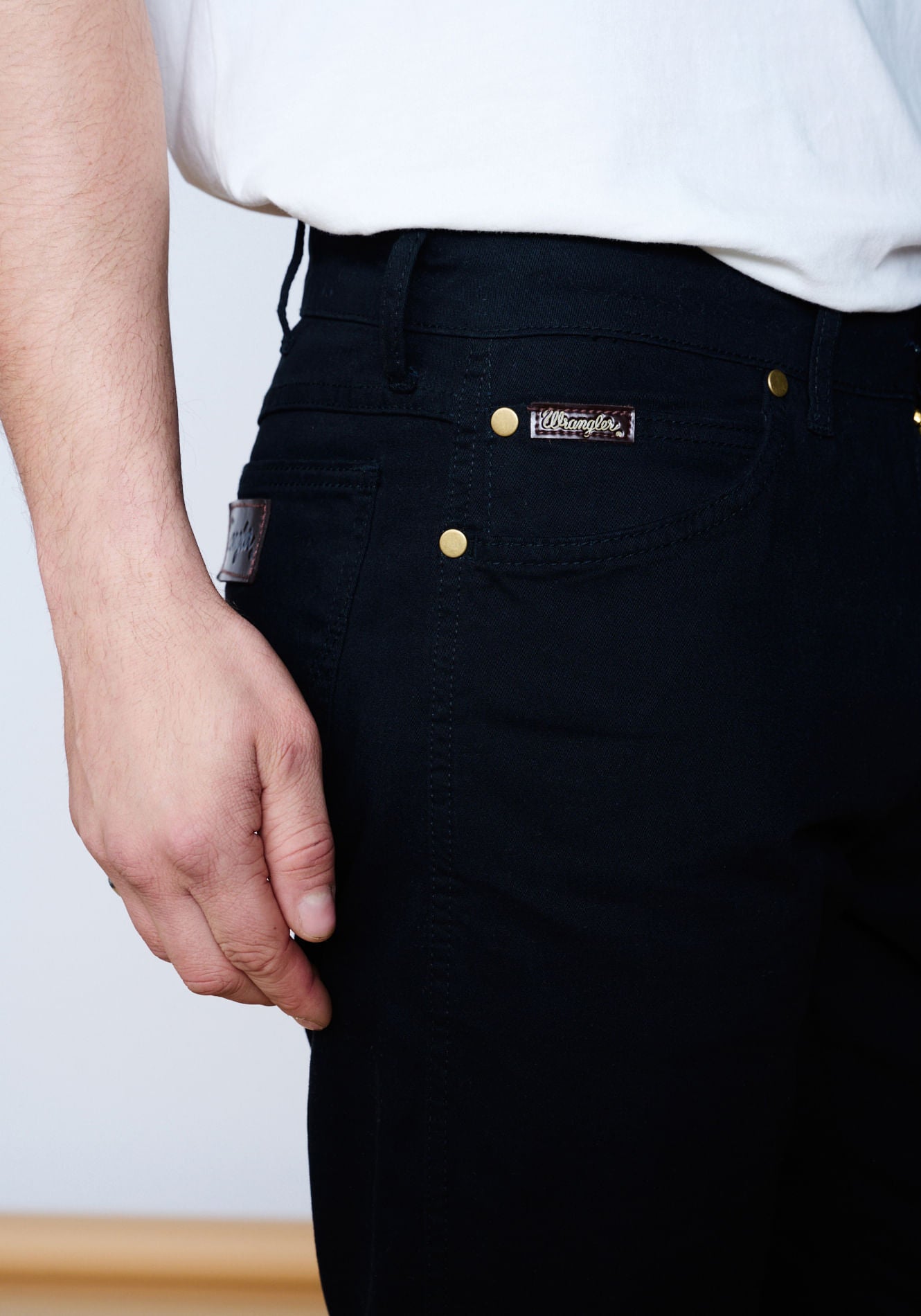 Pantalón Hombre Tiro Alto Texas Twill Color Negro