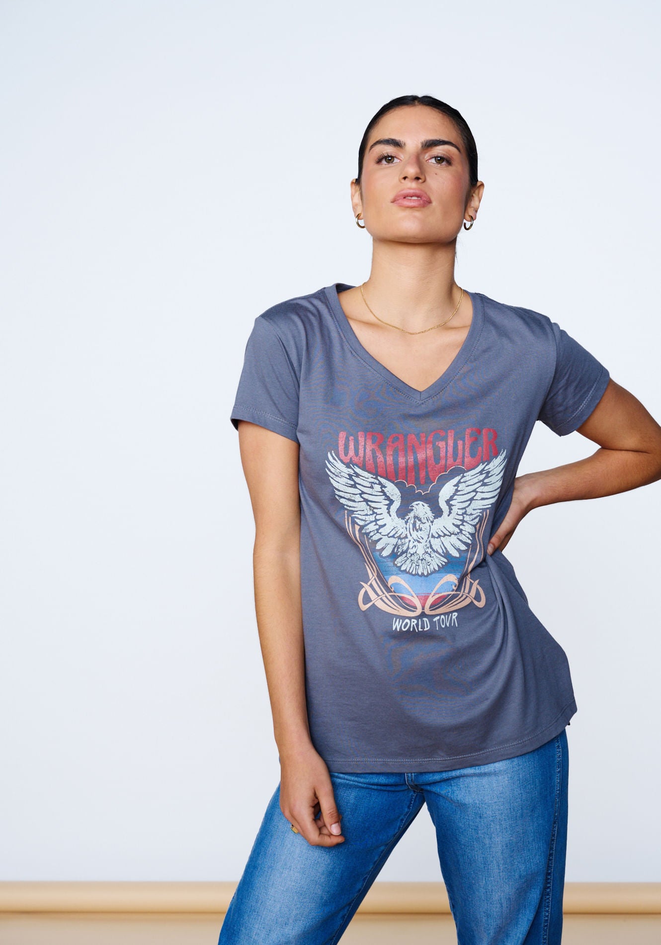 Polera Graphic Grey