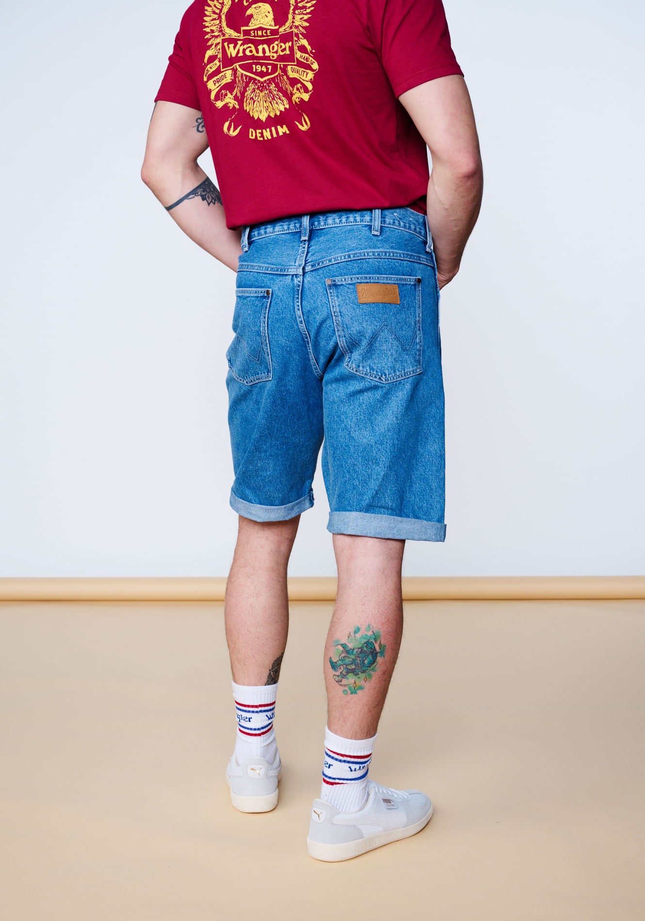 Short Denim Mid Blue