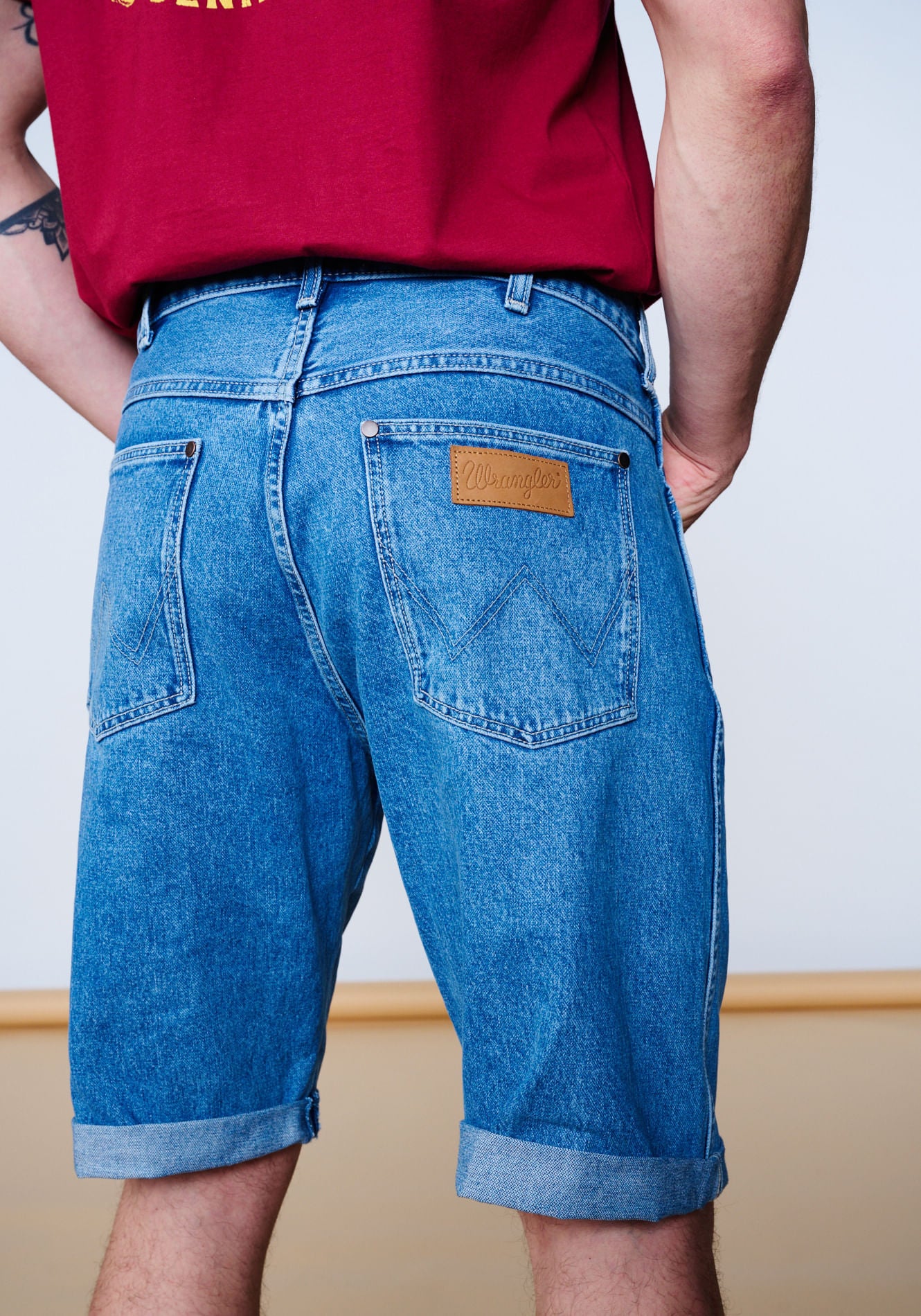 Short Denim Mid Blue