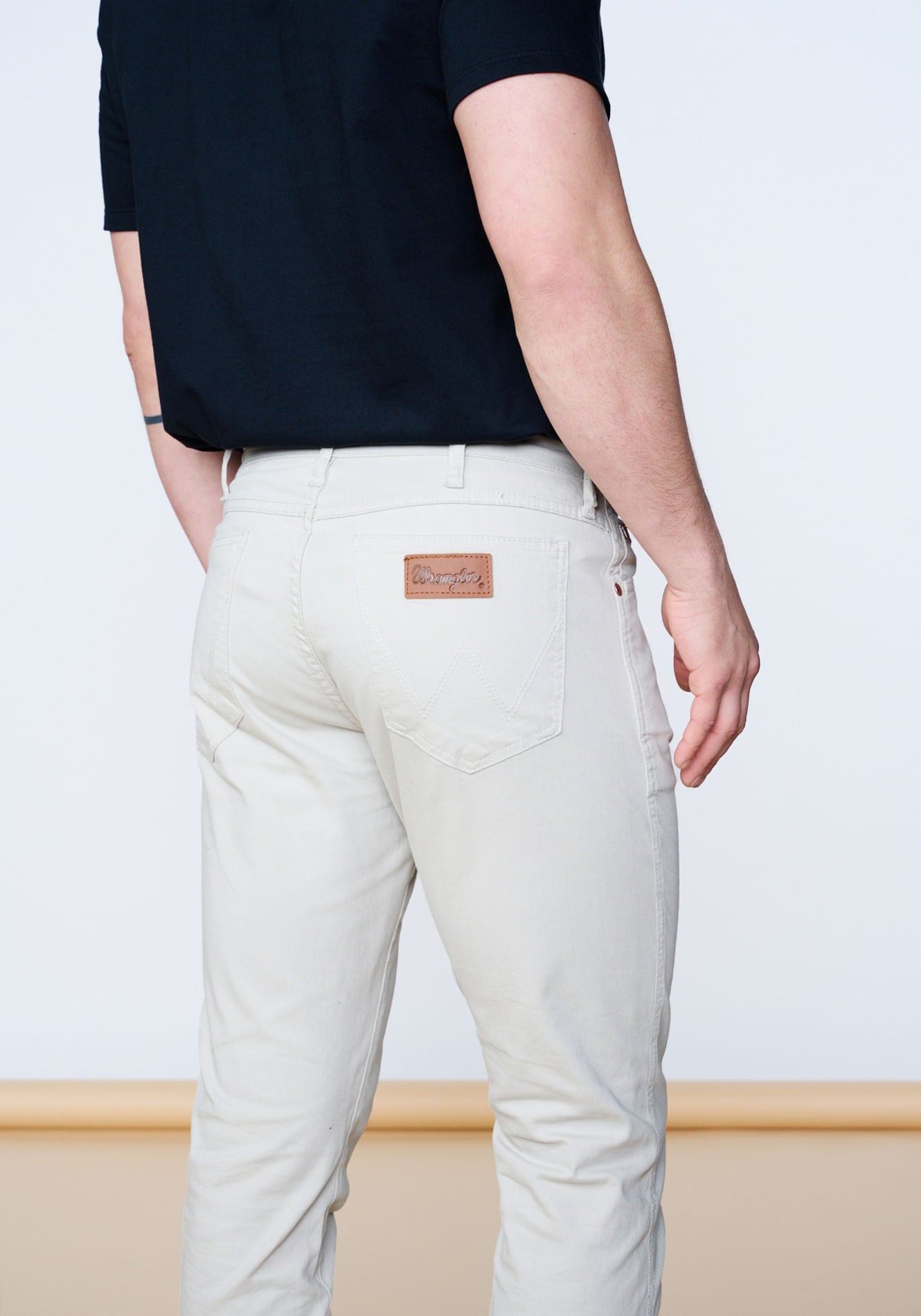 Pantalón Hombre Tiro Alto Texas Twill Color Arena