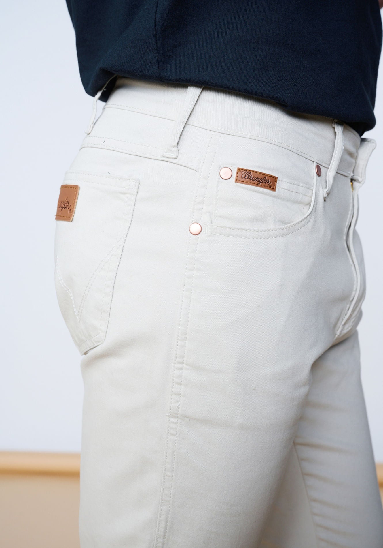 Pantalón Hombre Tiro Alto Texas Twill Color Arena