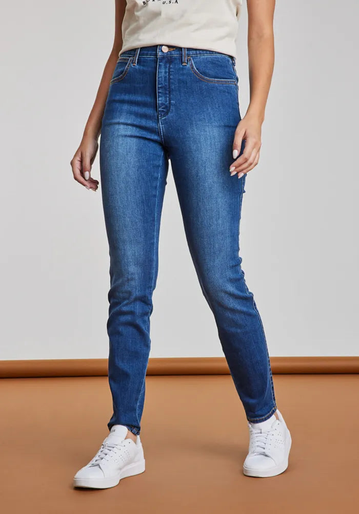 Jeans Mujer Tiro Alto Skinny Street Localizado