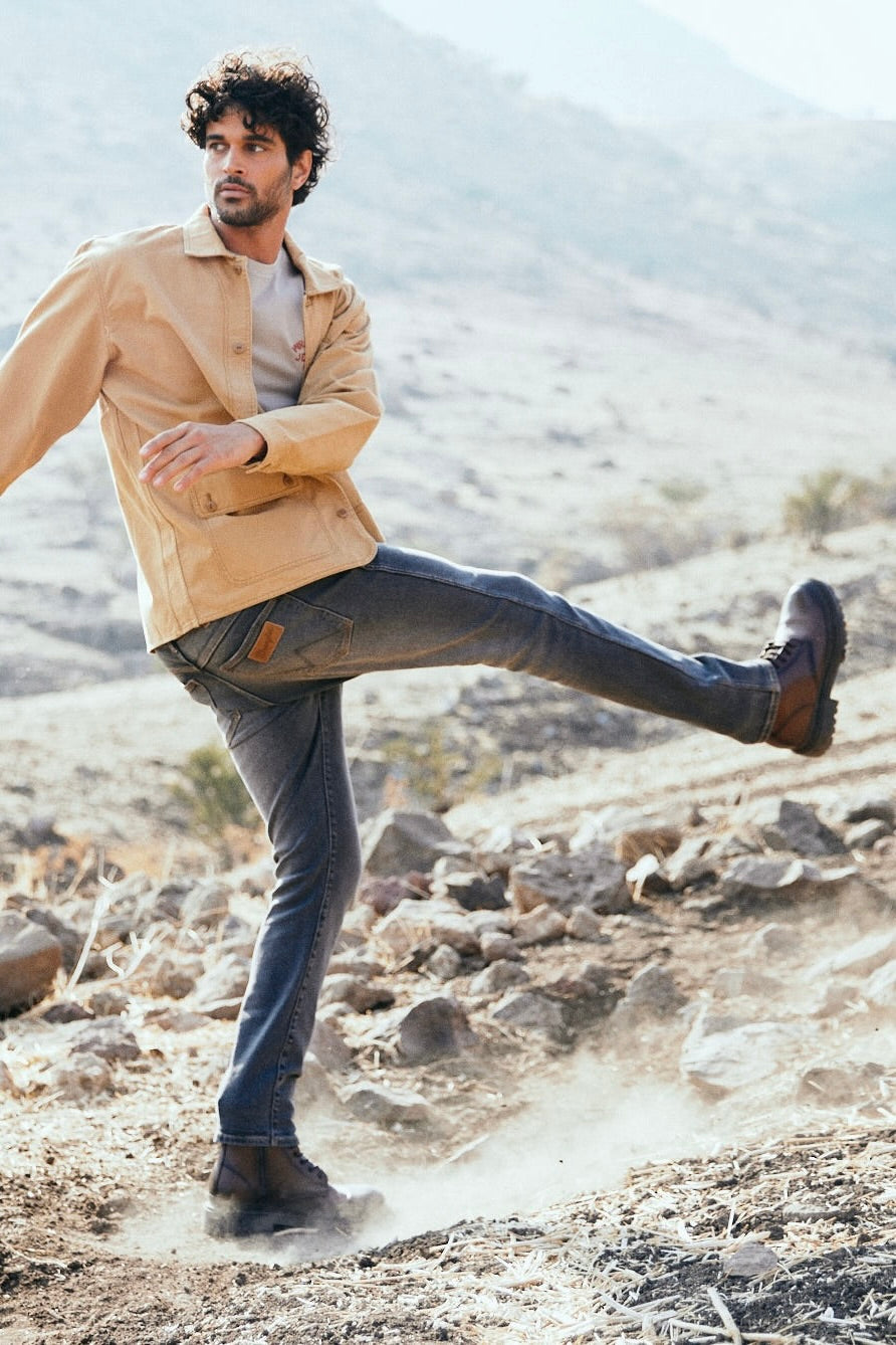 Jeans Hombre Larston-Bkw Black Washed