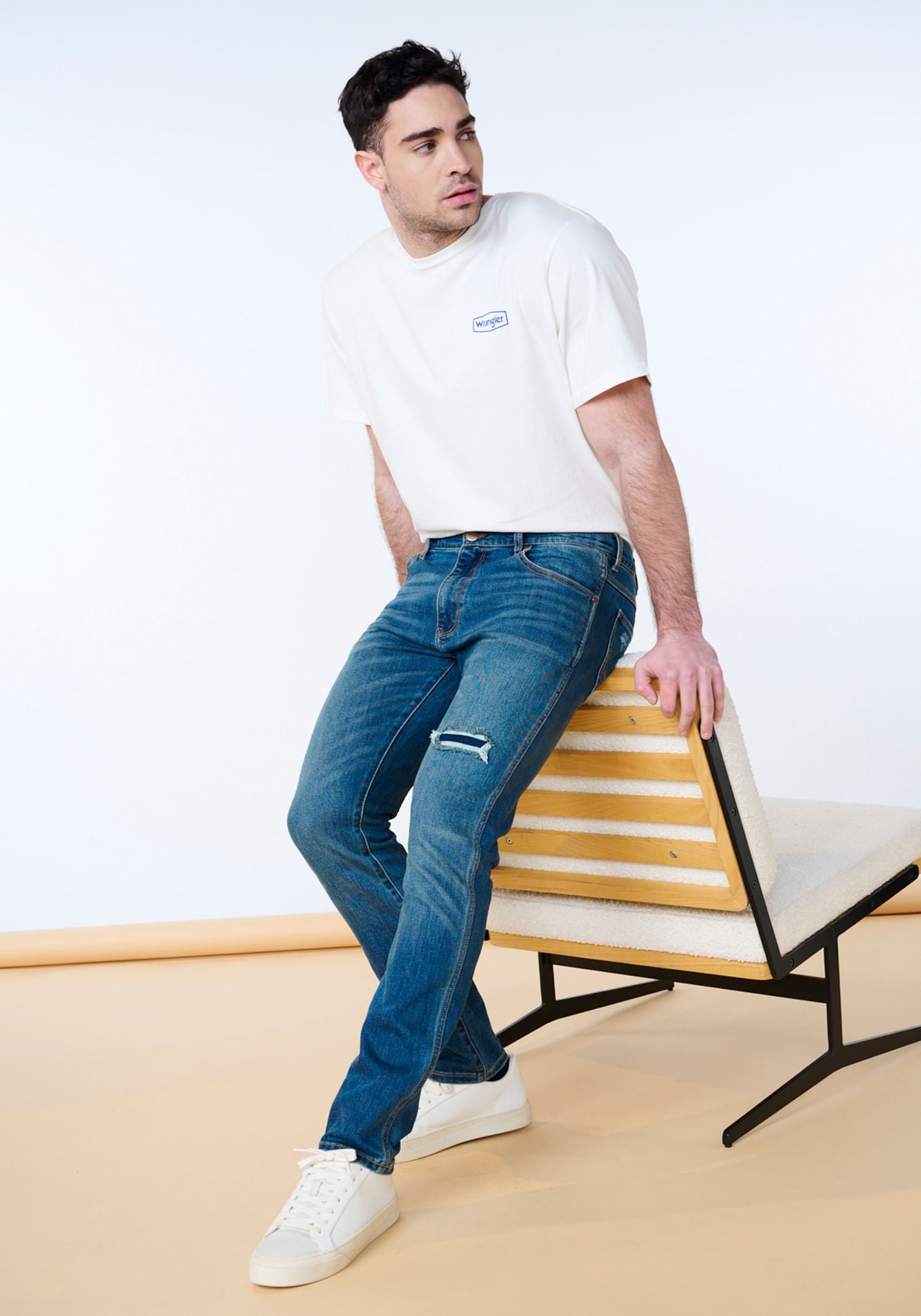 Jeans Larston Slim Tapered Fit Vintage Blue