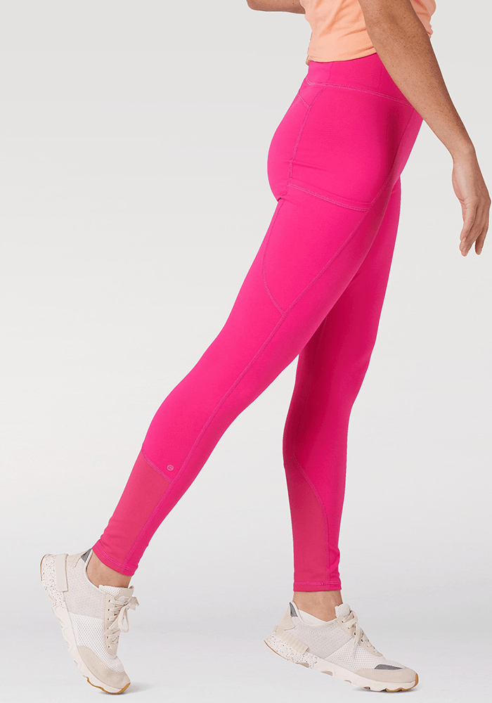 Calzas Mujer Tiro Alto All Terrain Gear Compression Leggins Pink Yarrow