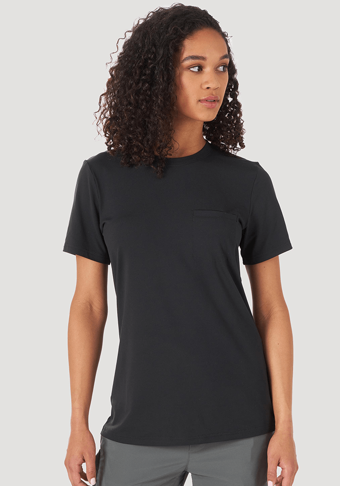 Polera Mujer All Terrain Gear Pocket Jet Black