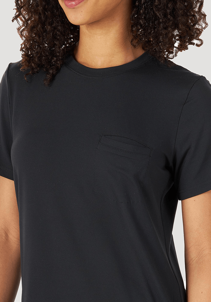 Polera Mujer All Terrain Gear Pocket Jet Black