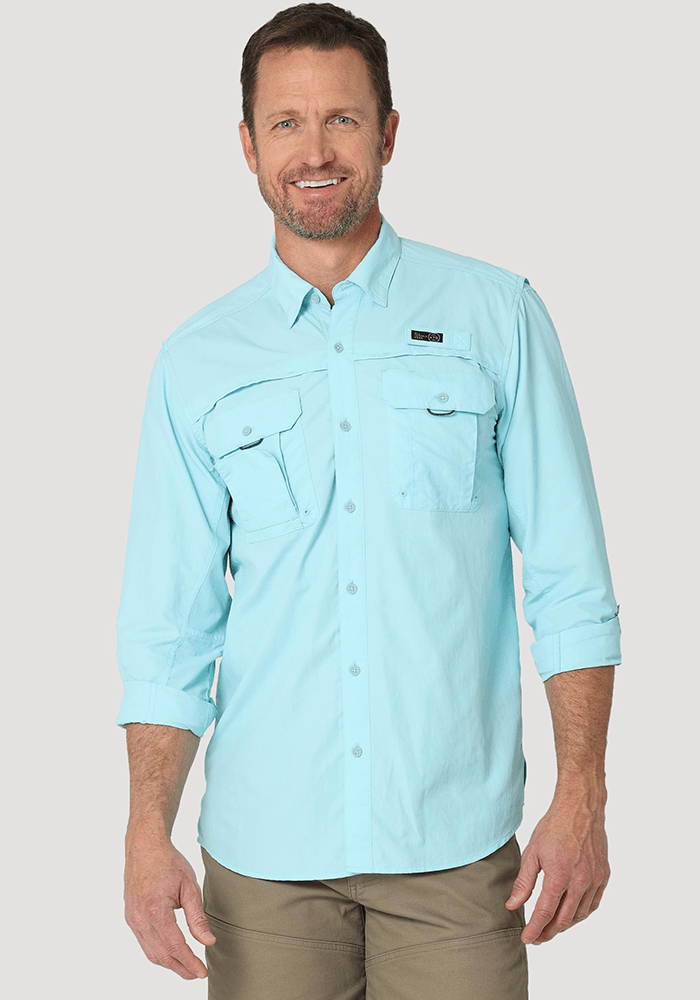 Camisa Hombre All Terrain Gear Angler Fishing Gulf Stream