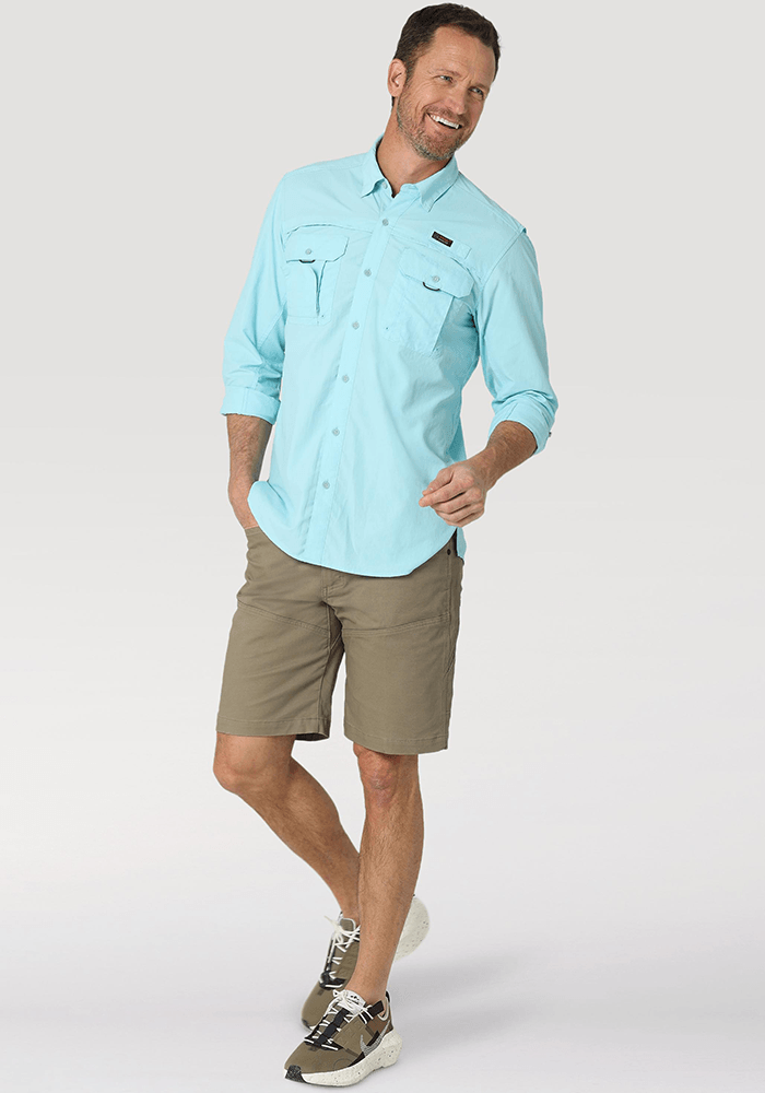 Camisa Hombre All Terrain Gear Angler Fishing Gulf Stream