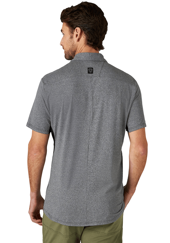 Polera Hombre All Terrain Gear Polo Black Heather