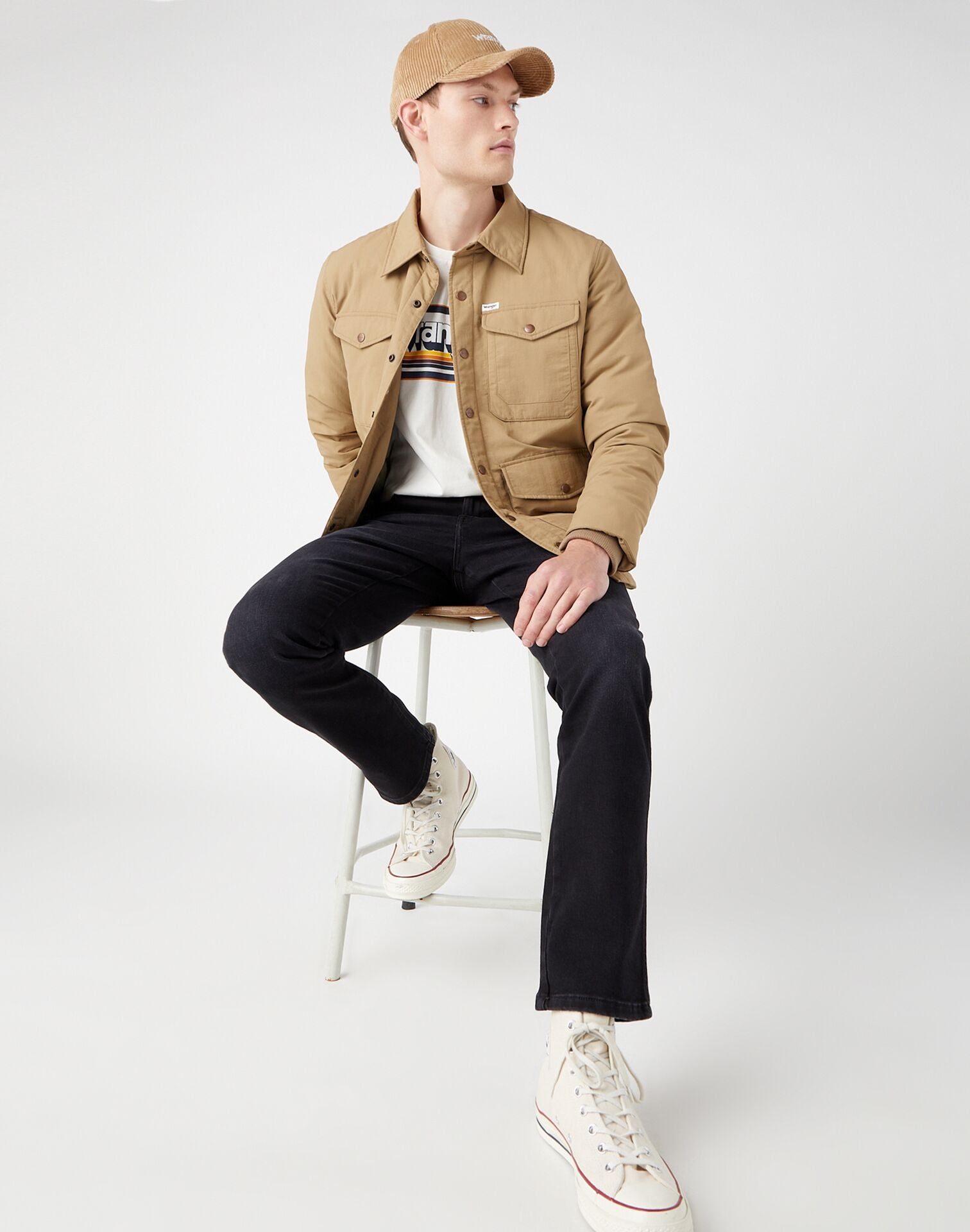 Jockey Hombre Corduroy Cap Chinchilla