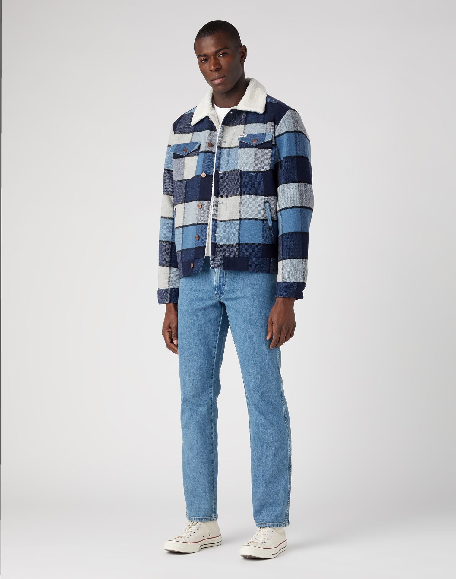 Jeans Hombre Tiro Alto Texas Regular Fit Wrango