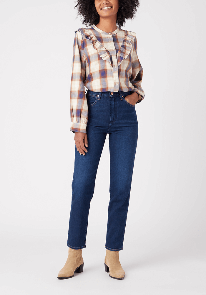 Jeans Mujer Tiro Alto Mom Fit Medussa