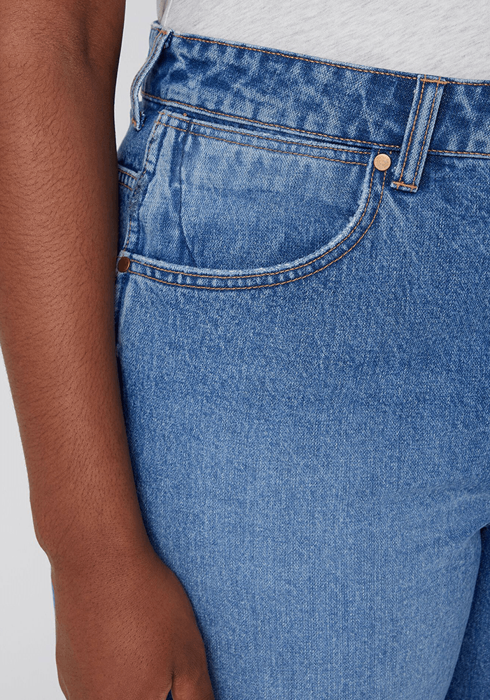 Jeans Mujer Tiro Alto Mom Fit Patty