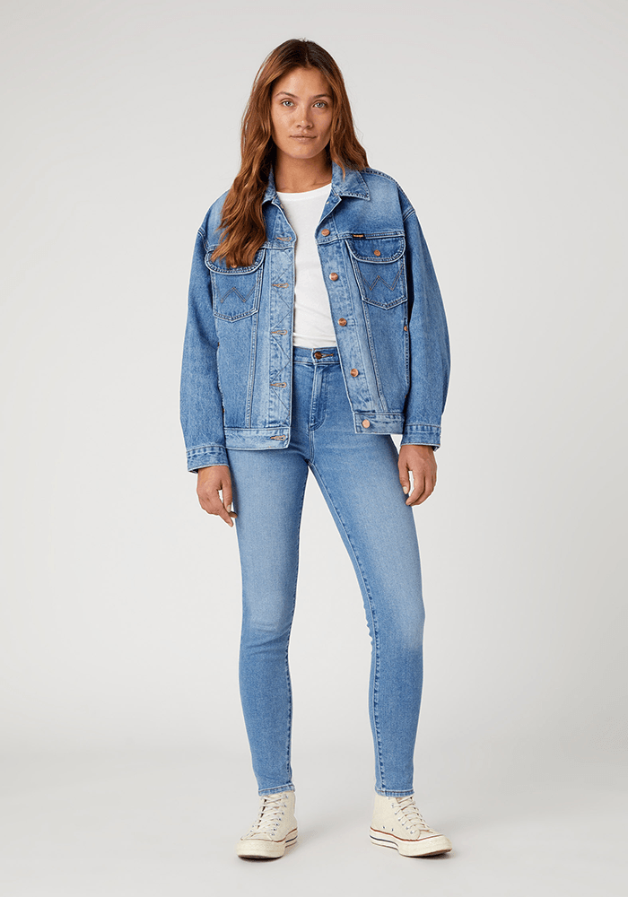 Jeans Mujer Tiro Alto Skinny High Fit River