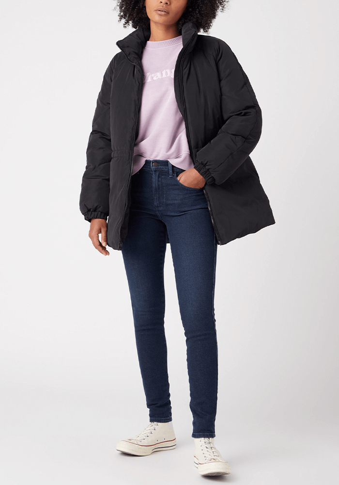 Jeans Mujer Tiro Alto Skinny High Fit Ink Spill