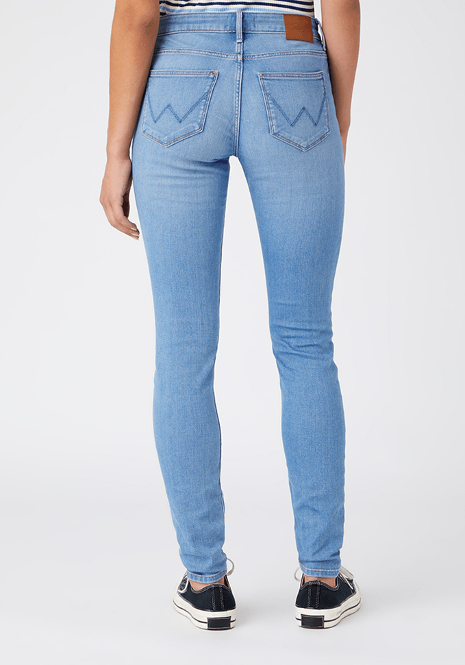 Jeans Mujer Skinny Fit Light Sky