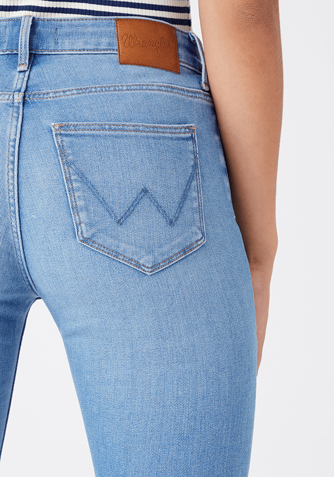 Jeans Mujer Skinny Fit Light Sky