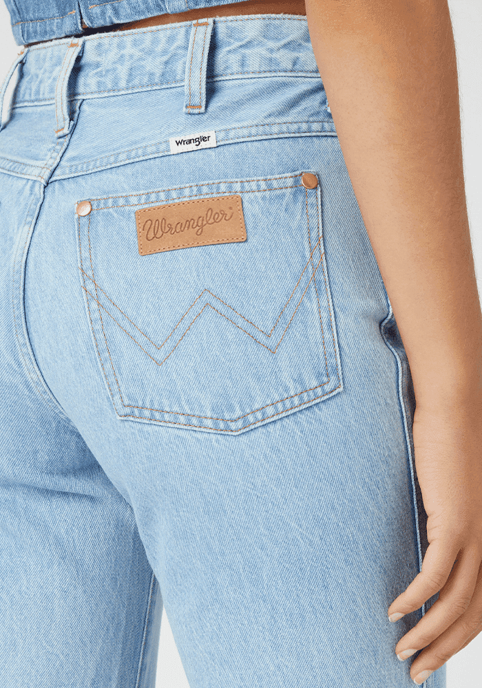 Jeans Mujer Tiro Alto Wild West Straight Fit Bad Intentions