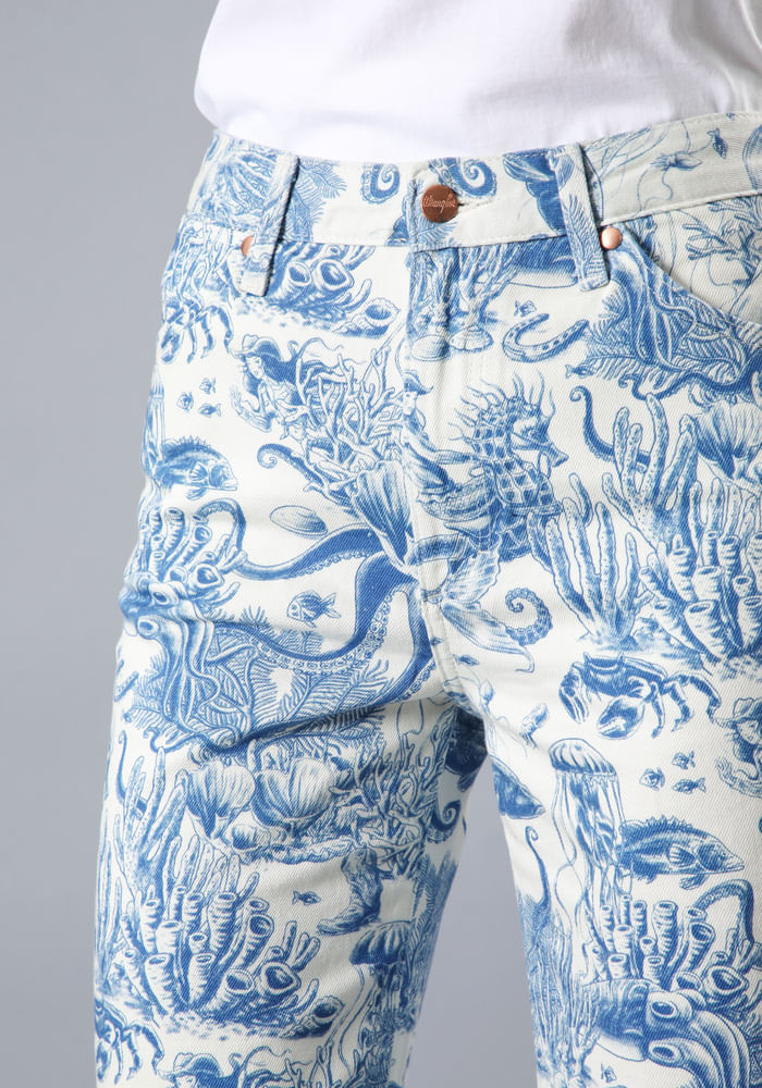 Jeans Mujer Tiro Alto Wanderer Flare Fit Sailing Seven Seas