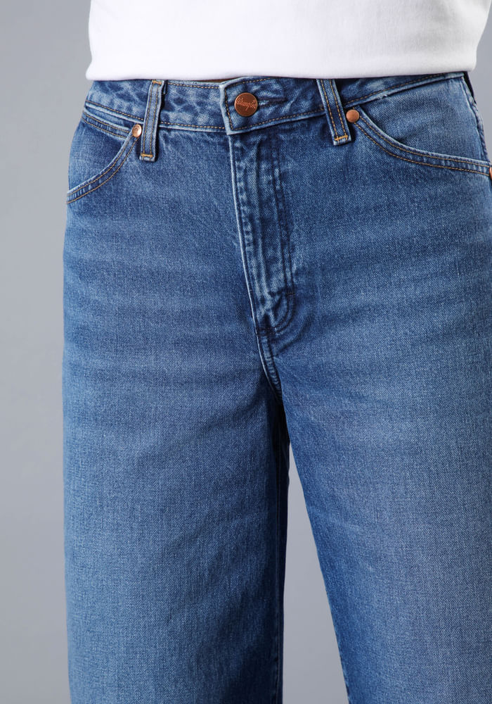 Jeans Mujer Tiro Alto World Wide Flare Fit Pre Loved