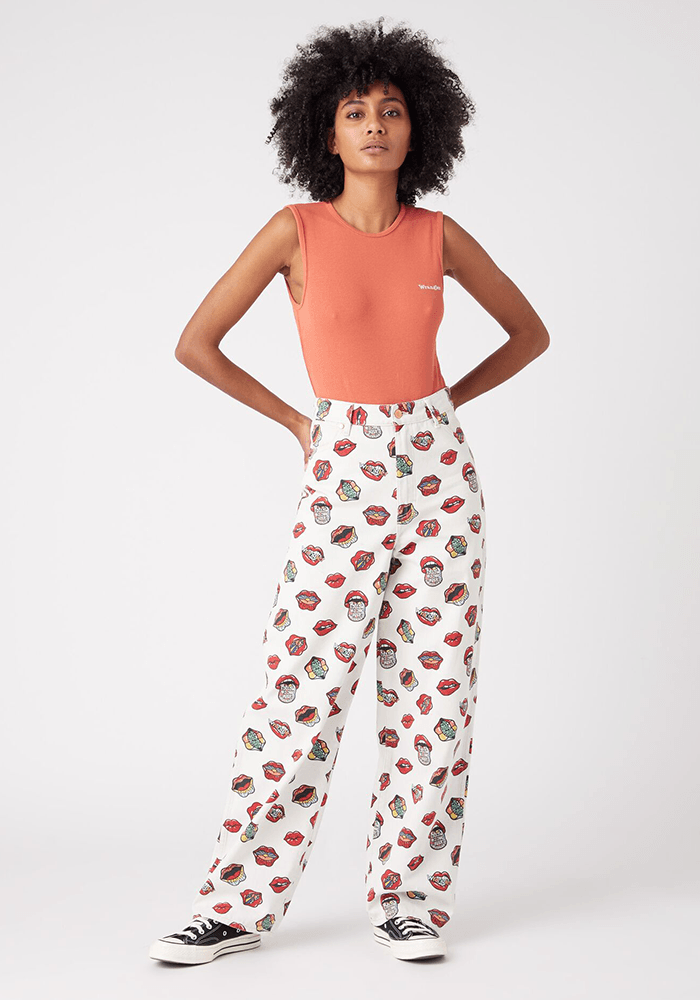 Jeans Mujer Tiro Alto Barrel Baggy Fit