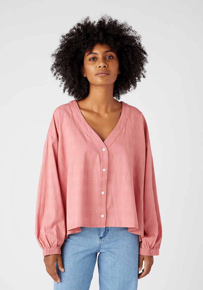 Camisa Cottage Dusty Rose