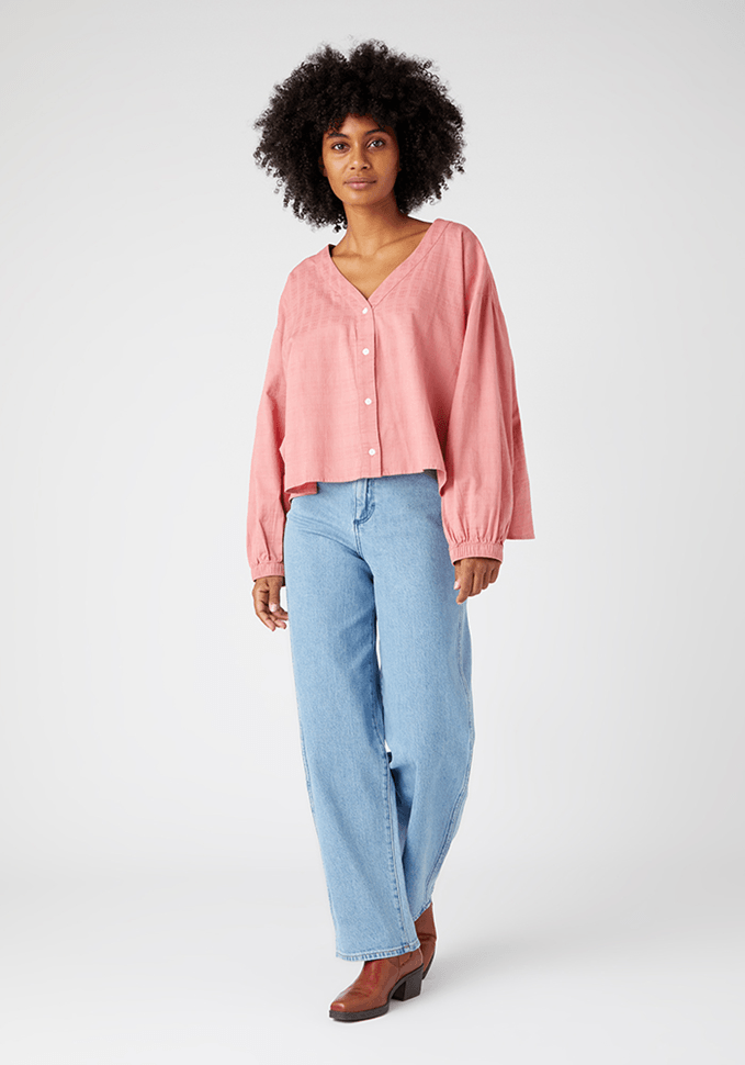 Camisa Cottage Dusty Rose
