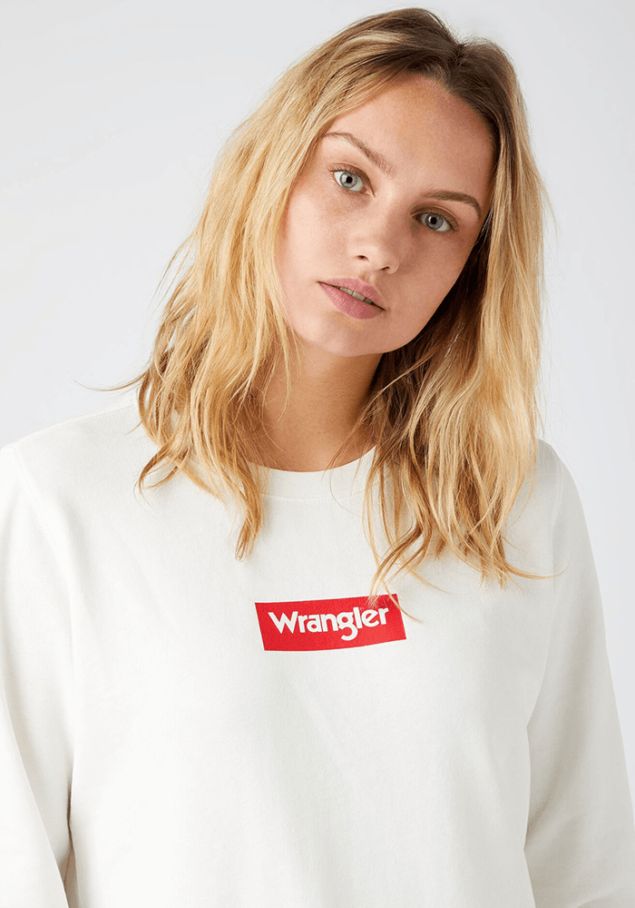 Polerón Logo Crew Off White