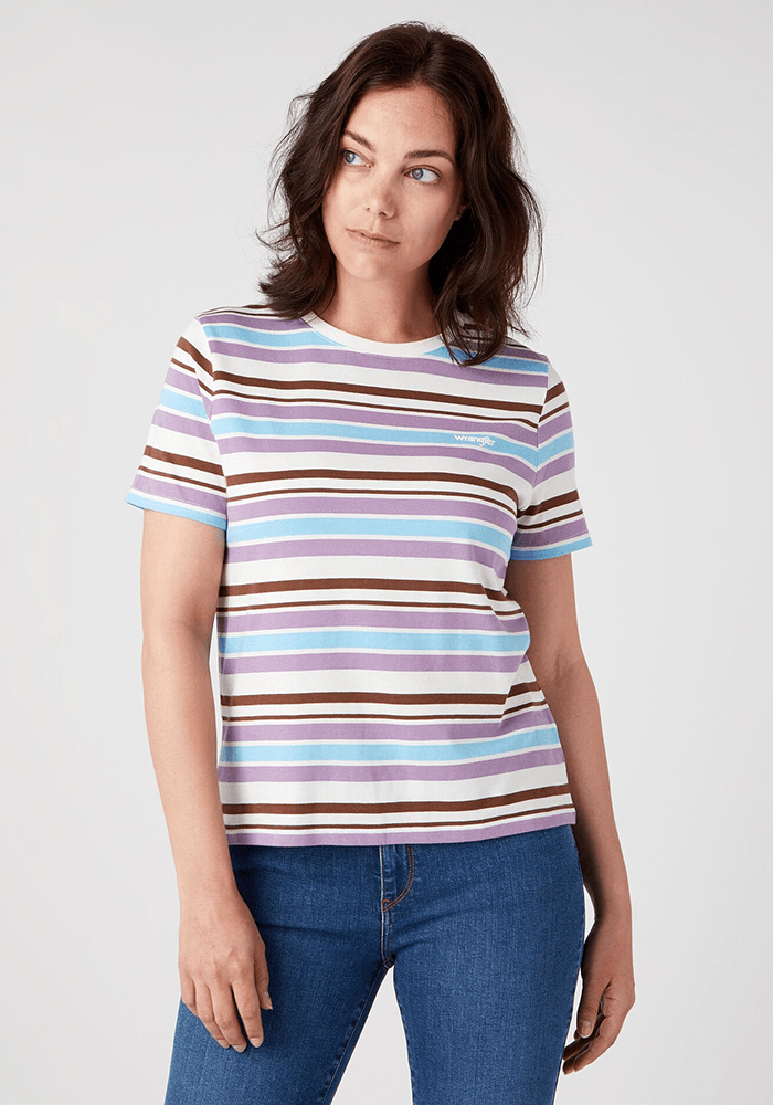 Polera Stripe Orchid Mist