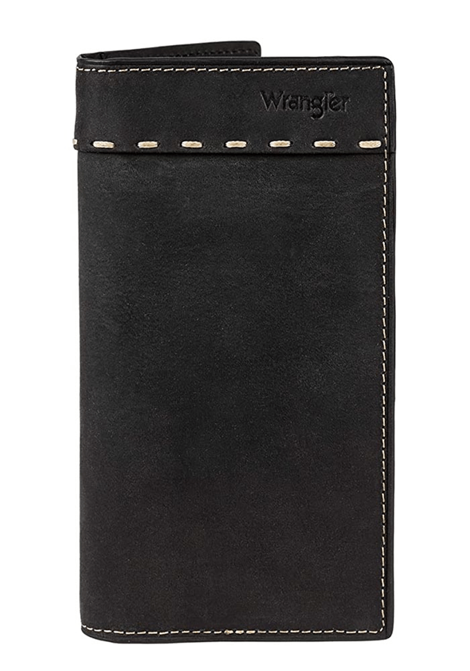 Billetera Unisex Rodeo Western Stitch Black
