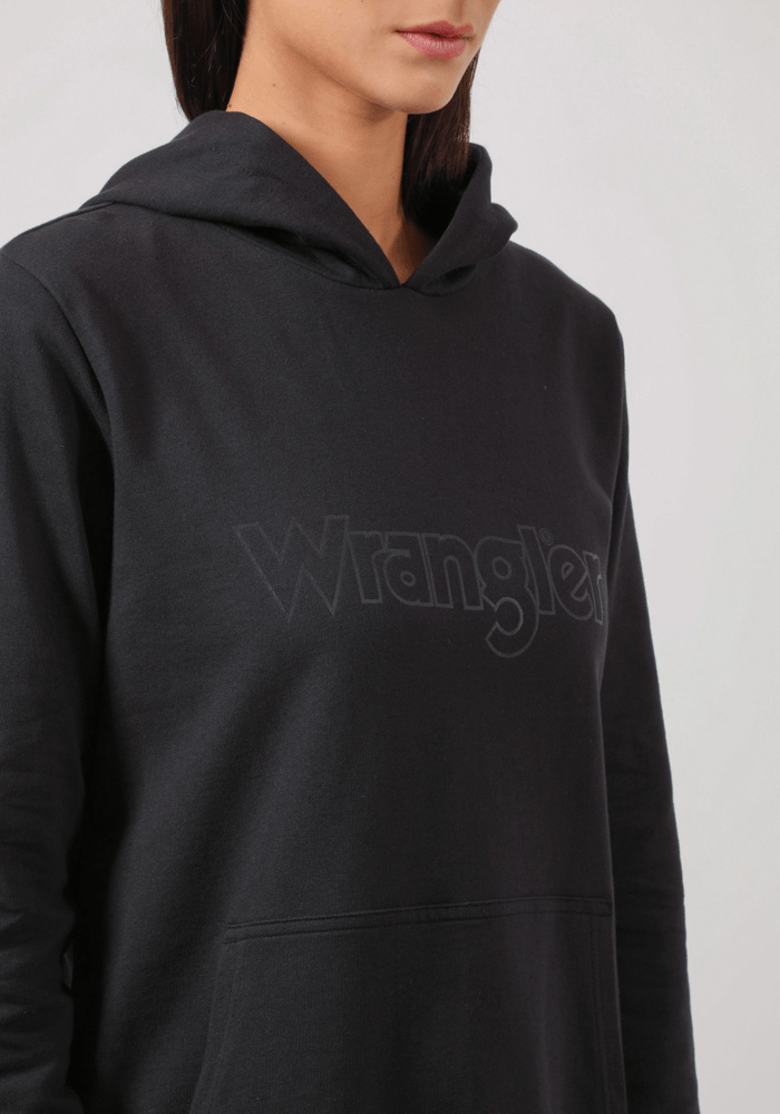 Polerón Mujer Hoodie Logo Black