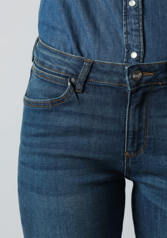 Jeans Mujer Slim Fit Vintage Ink