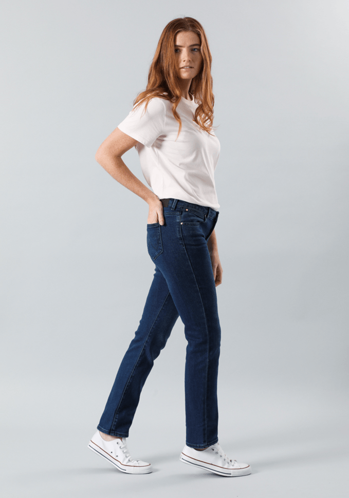 Jeans Mujer Straight Fit Epic Soft Blue Charm