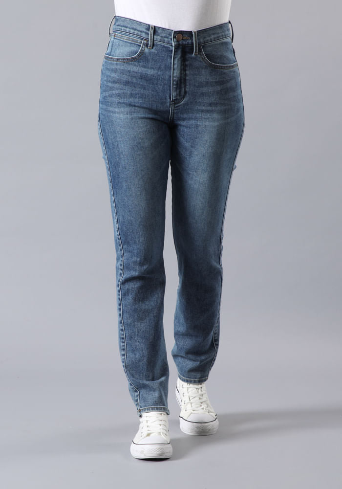 Jeans Mujer Slim Mid Rise