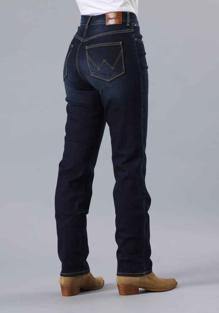 Jeans Mujer Straight Mid Rise
