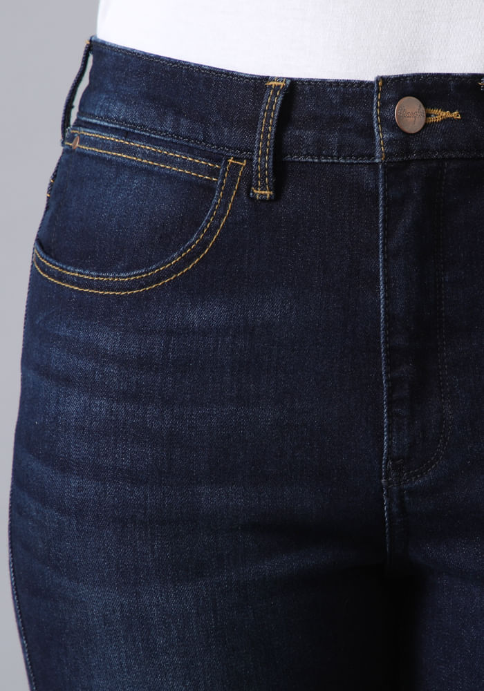 Jeans Mujer Straight Mid Rise