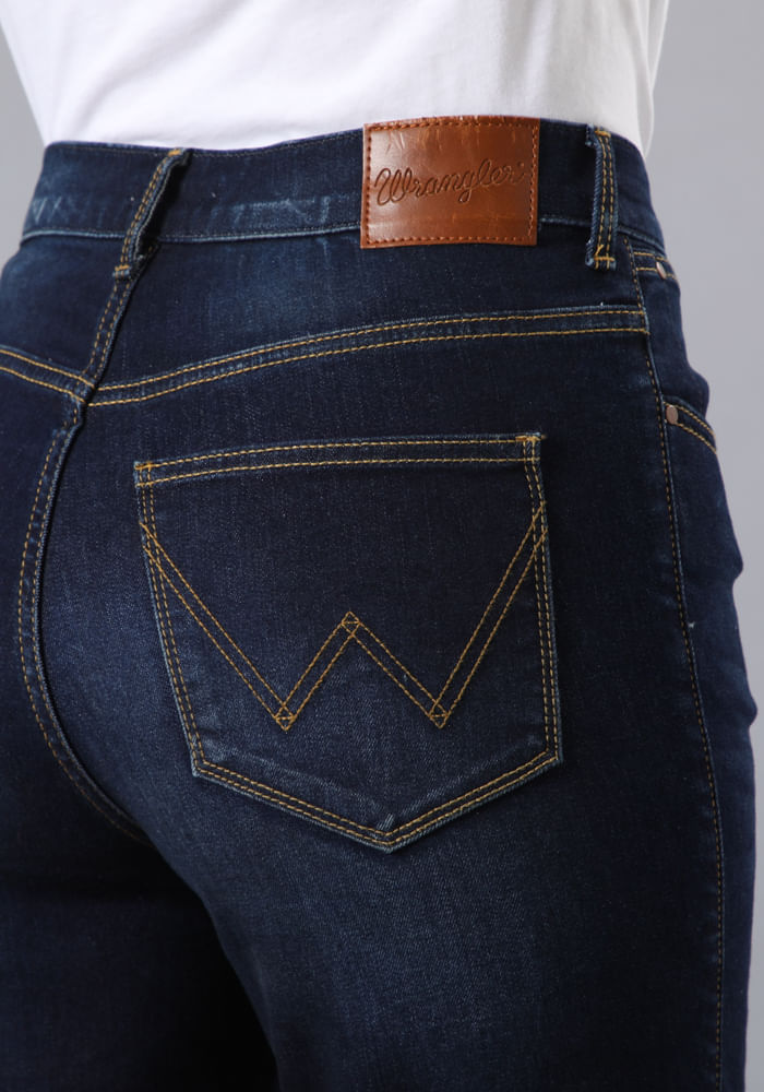 Jeans Mujer Straight Mid Rise